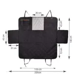 Housse de protection voiture imperméable et antidérapante pour chien - Iso Trade