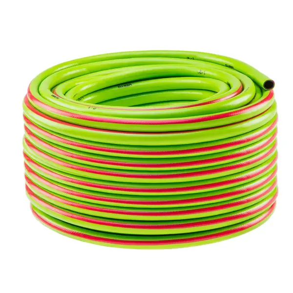 Tuyau d’arrosage professionnel 50 m 1/2" – VERTO anti-torsion, anti-algues, résistant UV