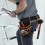 Ceinture porte-outils multifonction avec 22 poches et support marteau