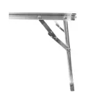 Table de camping pliante TRIZAND beige – table portable légère avec poignée de transport
