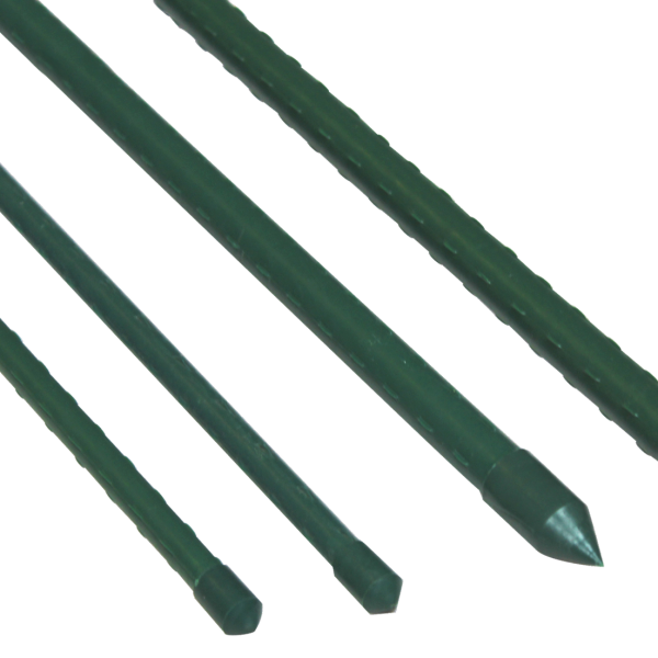 Tuteur de plante vert 90 cm Ø 11 mm – acier revêtu résistant