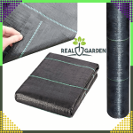 Agrotextile de jardin noir 70 g/m² – 50 m × 1,6 m, protection hivernale des plantes