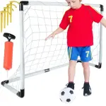 Cage de football pour enfants 120 cm – set complet avec ballon, pompe et piquets