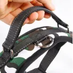 Harnais réglable pour chien XL avec bandes réfléchissantes – noir, rouge ou camouflage