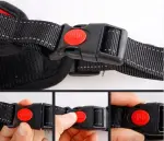 Harnais réglable pour chien XL avec bandes réfléchissantes – noir, rouge ou camouflage