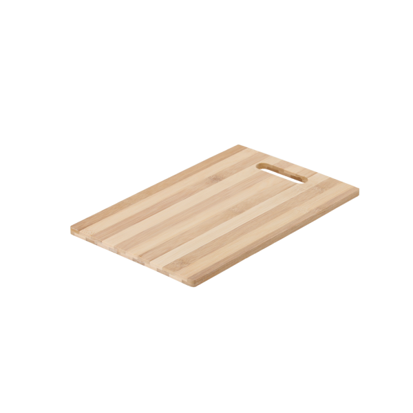 Planche à Découper en Bambou – 25,5 × 16 × 0,8 cm, Légère et Résistante
