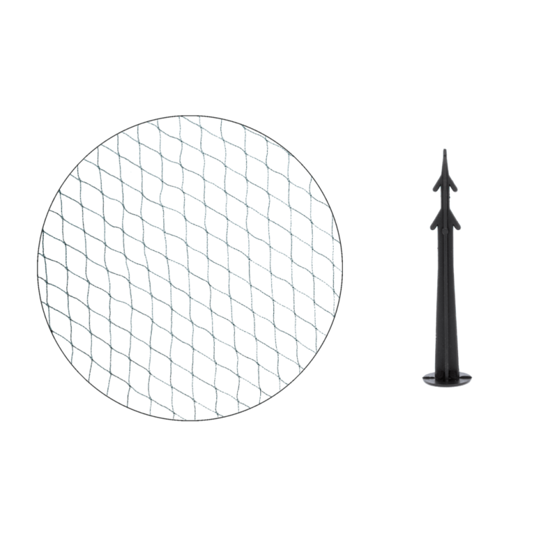 aFilet de protection anti-oiseaux 5 × 10 m vert