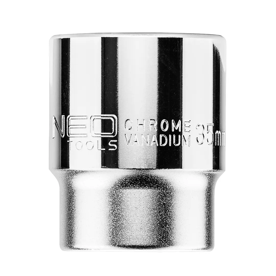 Douille hexagonale NEO 3/4" – Acier chrome-vanadium CrV – DIN 3124